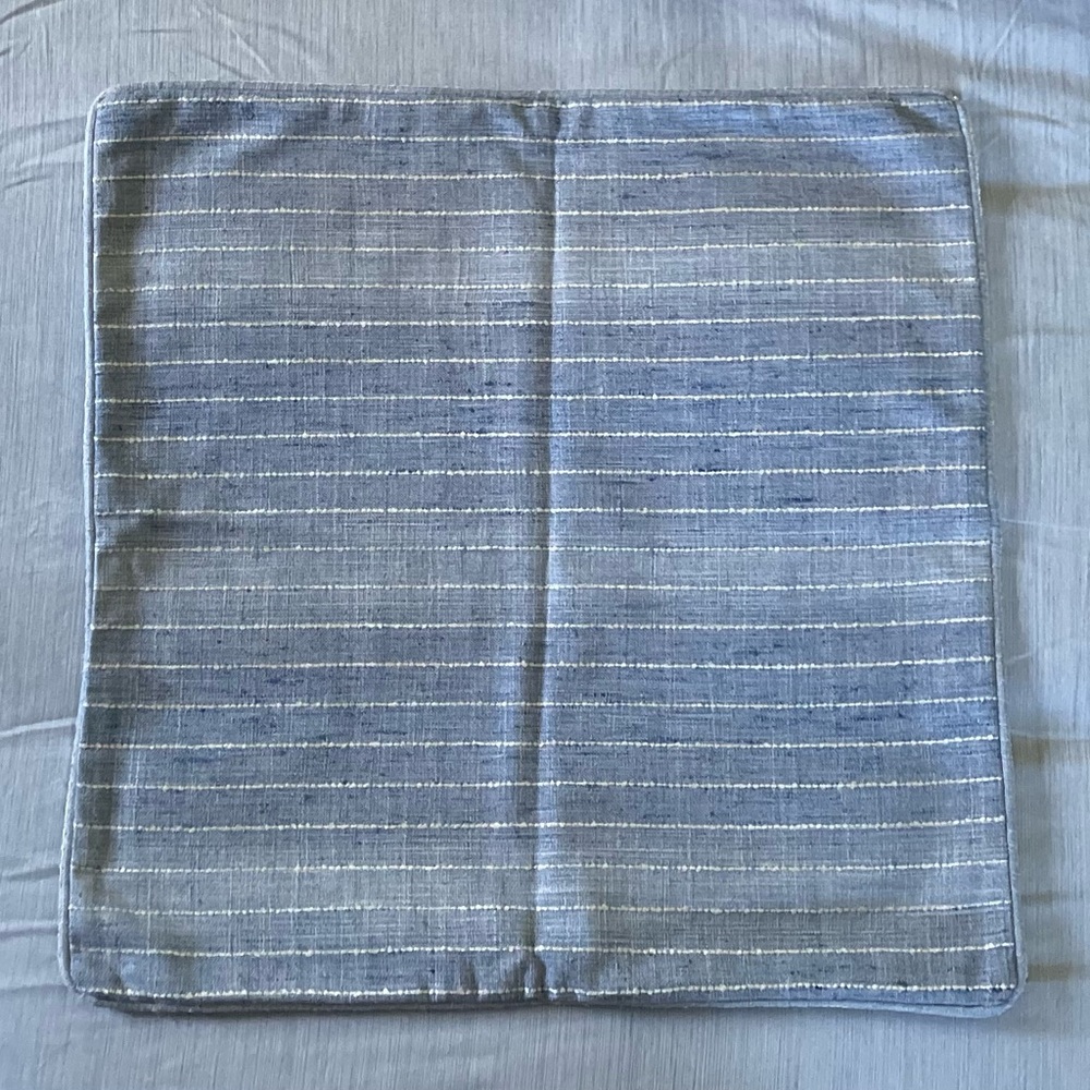 Brand new 20”x20” indoor/outdoor decorative pillow cover.